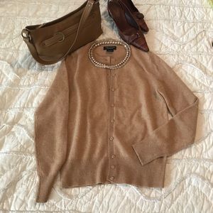 100% Cashmere Lord & Taylor button down sweater